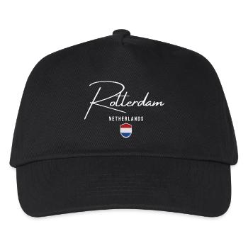 Rotterdam Netherlands, elegant design Rotterdam - Kids’ Baseball Cap - black - Front