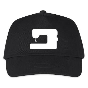 machine à coudre - Casquette de baseball Enfant - noir - Devant