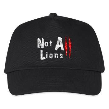 Pas All Lions 2.... - Casquette de baseball Enfant - noir - Devant