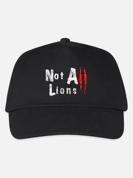 Not All Lions 2.... - Kids’ Baseball Cap - black
