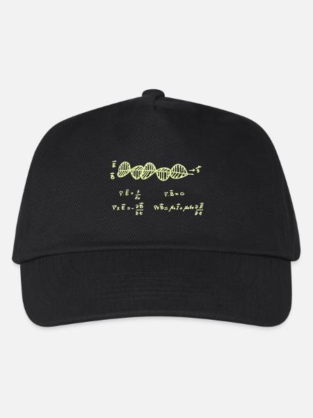 Maxwells Gleichungen - Kinder Basecap - Schwarz