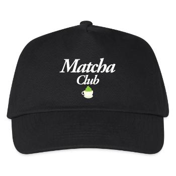 Matcha Club - Kids’ Baseball Cap - black - Front