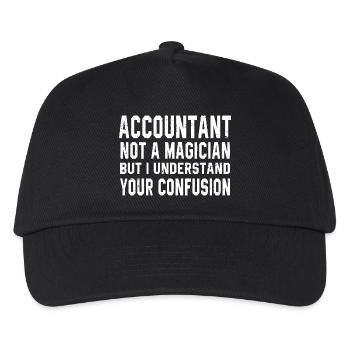 accountant not a magician but i understand your - Kids’ Baseball Cap - black - Front
