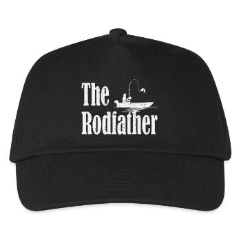 Rodfather Angler Tee Graphic - Kids’ Baseball Cap - black - Front