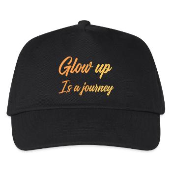 Glow up is a journey - Casquette de baseball Enfant - noir - Devant