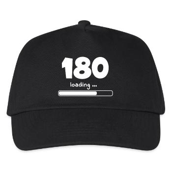 Dart-180-loading - Kinder Basecap - Schwarz - Vorne