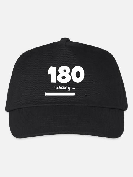 Dart-180-loading - Kinder Basecap - Schwarz