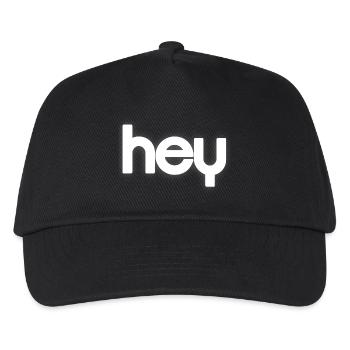 HEY Cloudline Abstract Banner - Kids’ Baseball Cap - black - Front