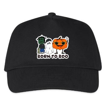Born to Boo Halloween Crew - Kinder Basecap - Schwarz - Vorne