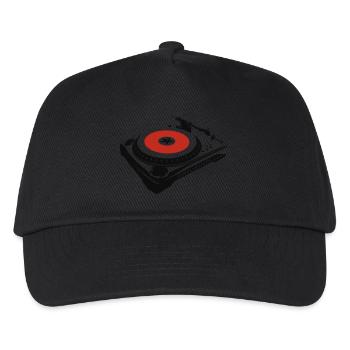 VINYL RULES - Kinder Basecap - Schwarz - Vorne