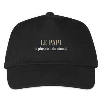 GRANDPA DAD GRANDPA HUMOR GRANDPA - Kids’ Baseball Cap - black - Front