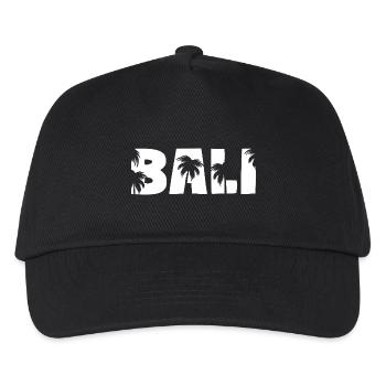 Bali Palm Trees - Kids’ Baseball Cap - black - Front