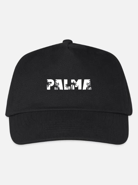 Palma Palmen - Kinder Basecap - Schwarz