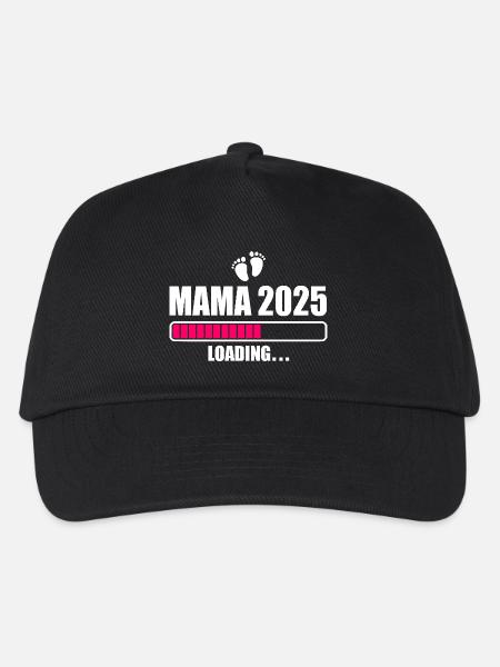 Mama 2025 - Kinder Basecap - Schwarz