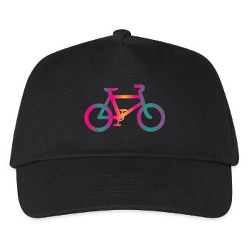 BICYCLE. CYCLING. ECOLOGY. ENVIRONMENT. - Kids’ Baseball Cap - black - Front