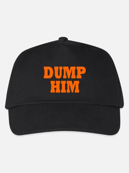 Dump him - Kinder Basecap - Schwarz