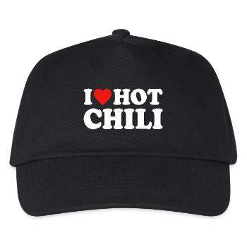 J’adore le chili fort - Casquette de baseball Enfant - noir - Devant
