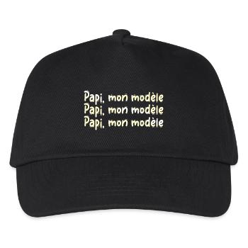 OPA PAPA OPA HUMOR OPA WITZ 13 - Kinder Basecap - Schwarz - Vorne