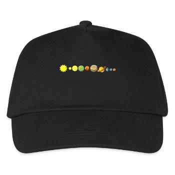 système solaire - Casquette de baseball Enfant - noir - Devant