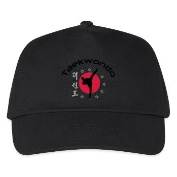 taekwondo_3 - Kids’ Baseball Cap - black - Front