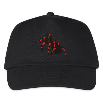 spinnen - Kinder Basecap - Schwarz - Vorne