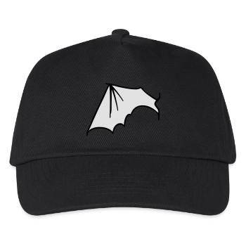batwing_left - Kinder Basecap - Schwarz - Vorne