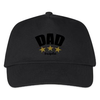 TRIPLE DAD - Casquette de baseball Enfant - noir - Devant