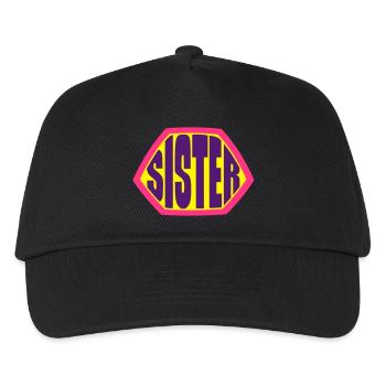 Hero Sister great Best Sister Scene - Kids’ Baseball Cap - black - Front