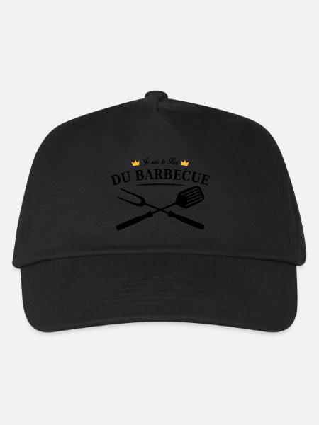 roi du barbecue - Casquette de baseball Enfant - noir