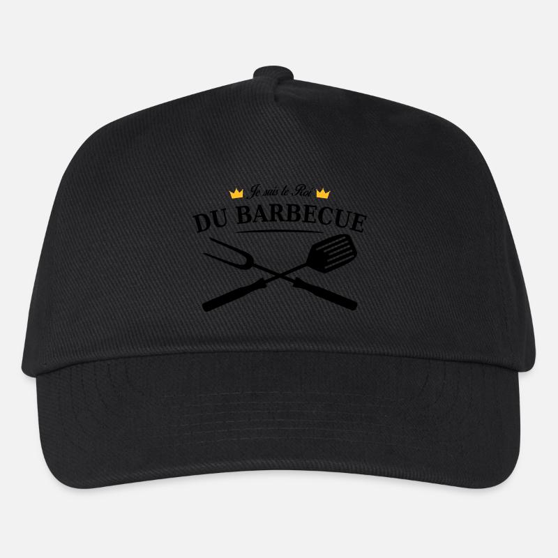 roi du barbecue - Casquette de baseball Enfant - noir