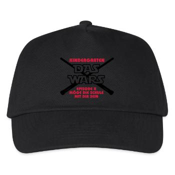 DAS WARS_v2 - Kinder Basecap - Schwarz - Vorne