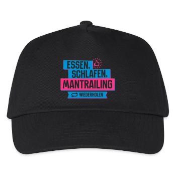 Hobby Mantrailing - Kinder Basecap - Schwarz - Vorne