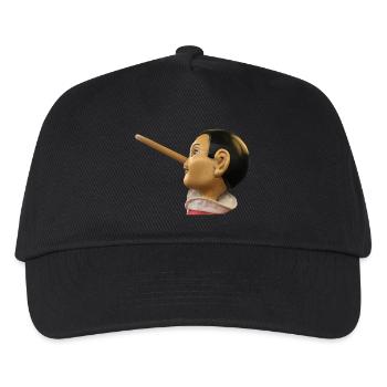 Pinocchio - Kinder Basecap - Schwarz - Vorne