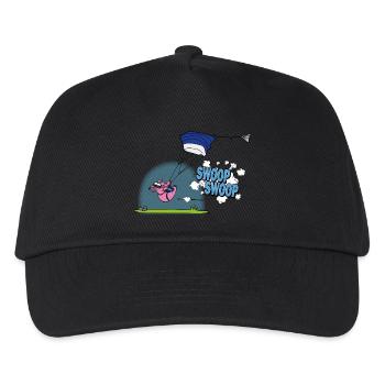 Swooping Poops - Kids’ Baseball Cap - black - Front