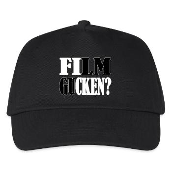 Film gucken? - Kinder Basecap - Schwarz - Vorne