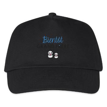 Bientôt grand frère - Casquette de baseball Enfant - noir - Devant