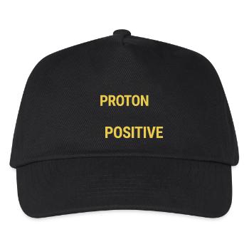 Chemistry / Chemistry: Think like a Proton - Be - Kids’ Baseball Cap - black - Front