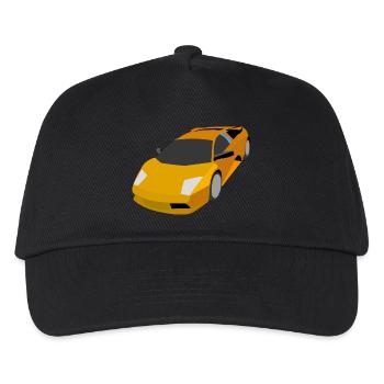 race car - Kids’ Baseball Cap - black - Front