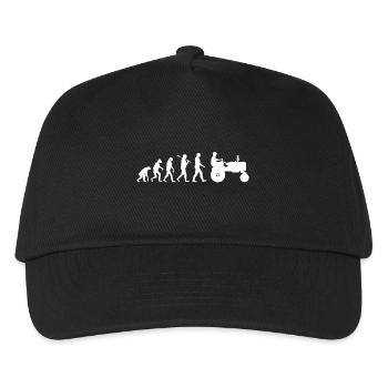 Agriculture tractor evolution - Kids’ Baseball Cap - black - Front
