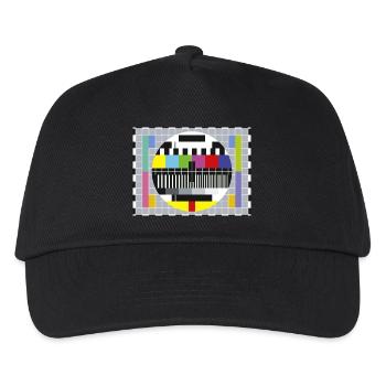 Test-Bild - Kinder Basecap - Schwarz - Vorne