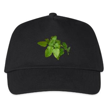 kraeuter rosmarin petersilie thymian dill oregano - Kinder Basecap - Schwarz - Vorne