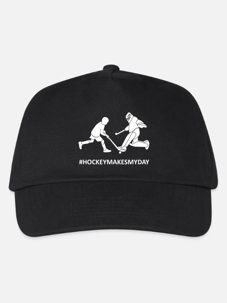 Torwart und Spieler - Kinder Basecap - Schwarz