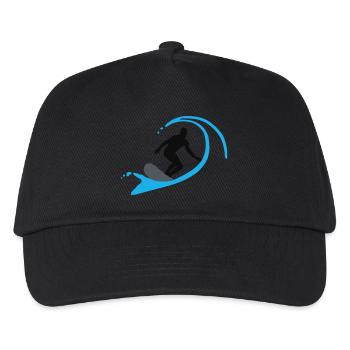 Surfer - Kids’ Baseball Cap - black - Front
