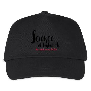 Science ist fantastisch - Kinder Basecap - Schwarz - Vorne