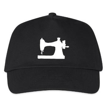 Machine à coudre - Casquette de baseball Enfant - noir - Devant