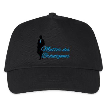 Mutter des Bräutigams - Kinder Basecap - Schwarz - Vorne