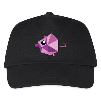 Sweet pig pink gift - Kids’ Baseball Cap - black - Front