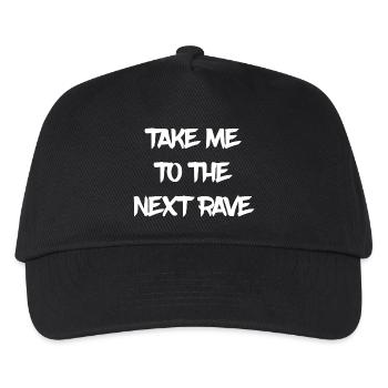 Take me to the next rave - Electro Music EDM - Casquette de baseball Enfant - noir - Devant