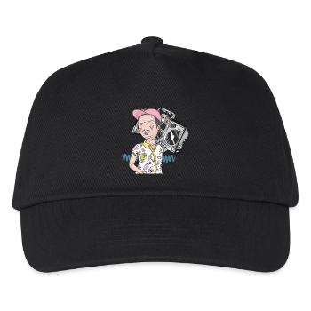 Temps d’été - Casquette de baseball Enfant - noir - Devant