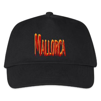 Mallorca 1 - Kinder Basecap - Schwarz - Vorne